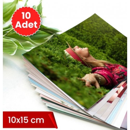 10 Adet 10x15 Fotoğraf Baskısı